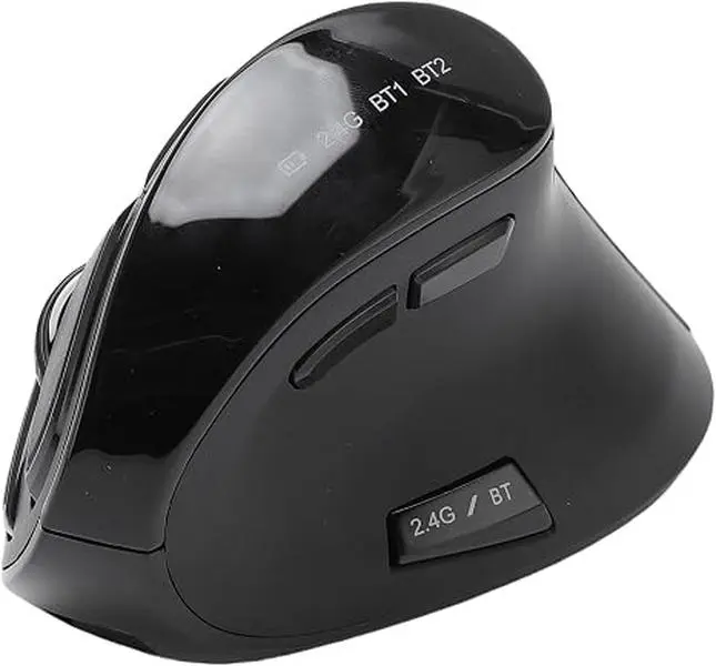 Ergonomic Mouse, Bluetooth 2.4G Double Mode DPI 1000 1600 2400 Ergonomic Vertical Mouse with Silent Click for Laptop PC Desktop