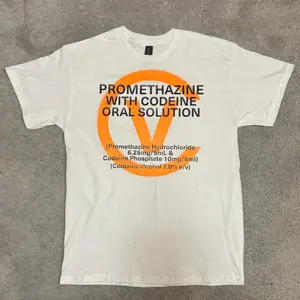 Wockhardt Promethazine Graphic T-shirt Y2k, Adult & Kids Size Crewneck Sweatshirt, Streetwear Graphic Tee, Y2K Clothes, Hip Hop Rapper T-shirt, Gift For Fan, Men's Outfits, Music Tour 90s Merch