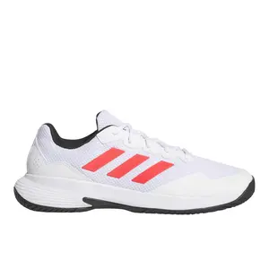 adidas Mens Gamecourt 2 Tennis Sneakers Shoes - White