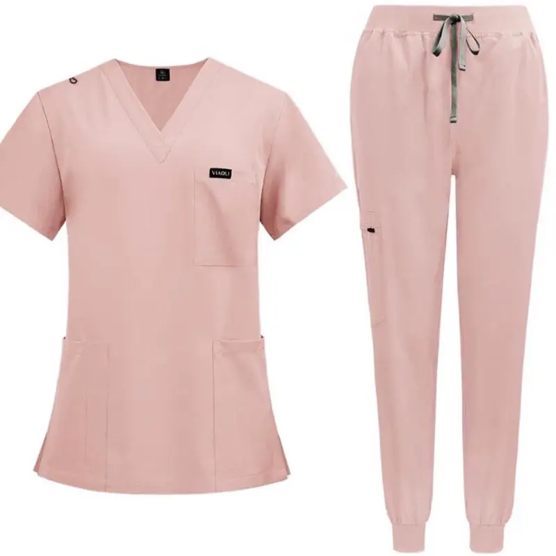 Scrub & Shine Unisex V-Neck Nursing scrub 4FleX and VIAOLI Workwear