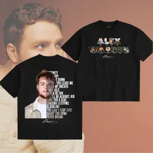 Alex Warren Setlist Tour 2026 T-Shirt, Fiding Family On The Road Setlist Shirt, Singer Graphic Unisex Tee, Music Concert Outfit