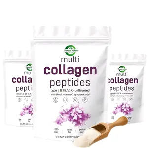 3 packs Multi Collagen Peptides Powder 2 lb – Types I II III V X | Hydrolyzed | Unflavored | Grass-Fed | Hair Skin Nails Joints Support | MaheerSelects