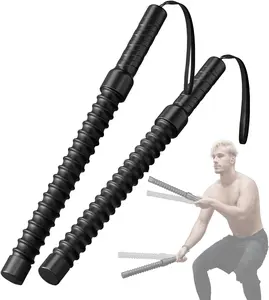 2PCS Weighted Ropeless Battle Rope, Professional Portable Durable Exercise Rope Cordless for HIIT Workouts, Cardio & Muscle Training, Low-Impact Cardio Training, Home Gym Equipment