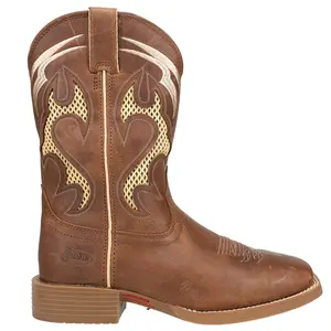Justin Boots Mens Octane Square Toe Pull On  Casual Boots Mid Calf - Brown