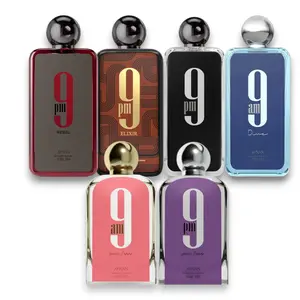 Afnan Perfumes | 9PM Rebel + 9PM Elixir + 9PM + 9AM Dive + 9AM Pour Femme Pink + 9PM Pour Femme Purple | Eau De Parfum | 100 ML - 3.4 oz | Aromatic - Citrus & Floral Notes