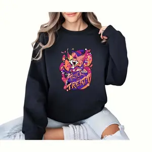 Funny Anime Sweater, Anime Halloween Sweatshirt