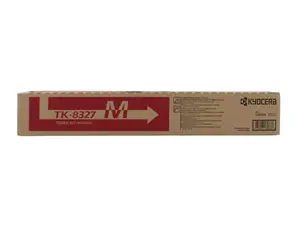 Kyocera TK-8327M Magenta Toner Cartridge, Waste Toner Container 12000 Yield
