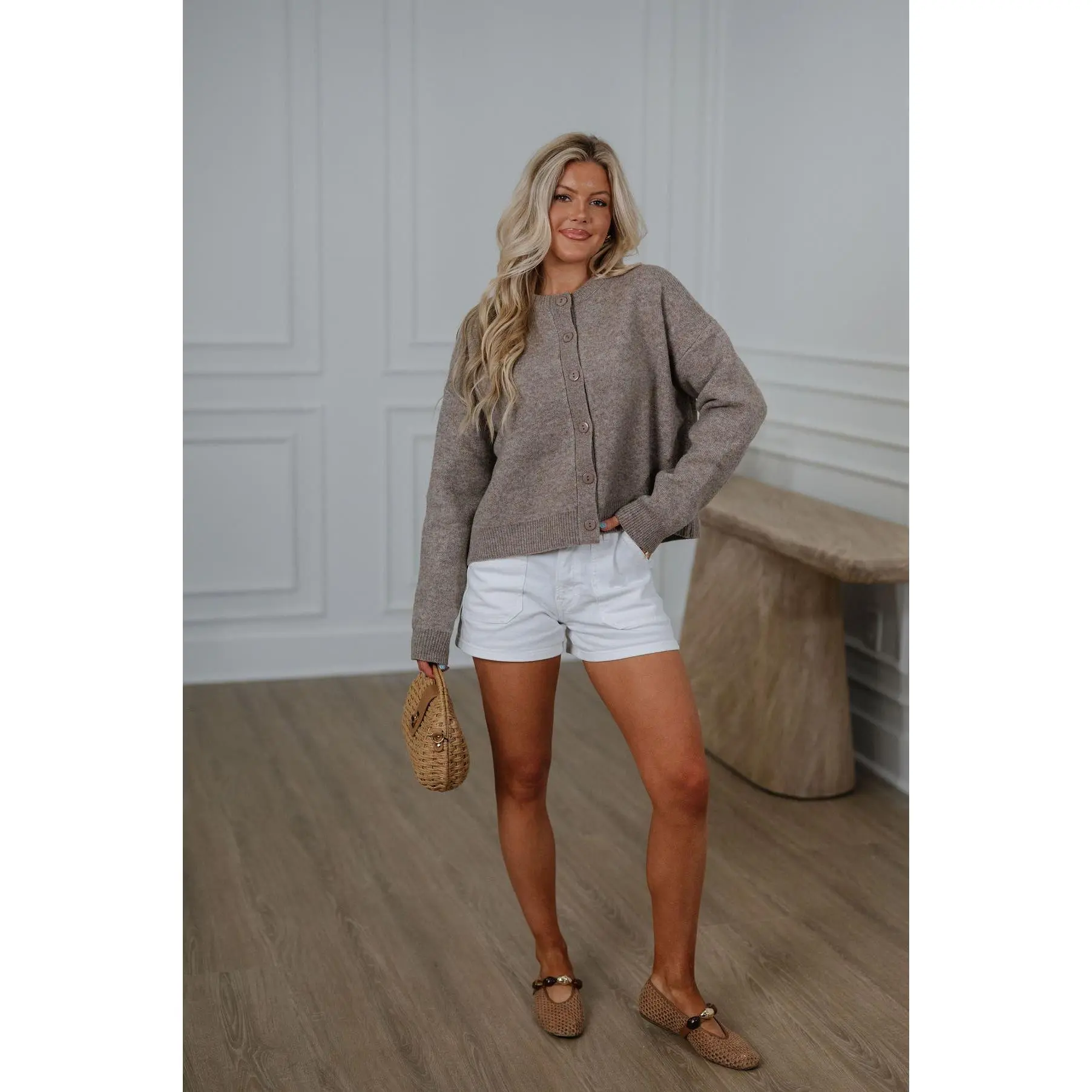 Daily Cardigan-Mocha