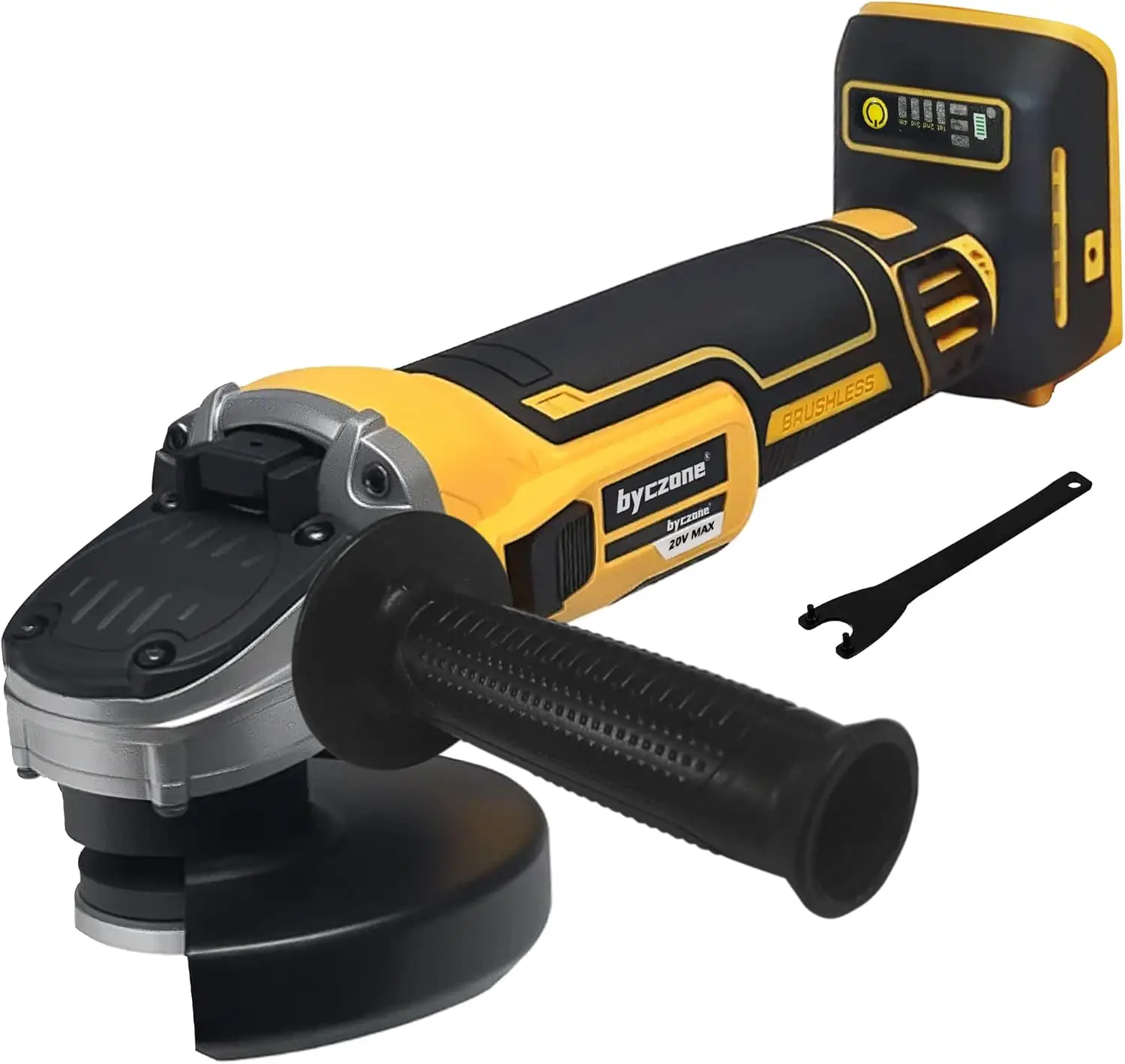 Cordless Angle Grinder for DEWALT 20V MAX Battery, 4-1/2" Blades Brushless Grinder, 8500RPM Brushless Motor, Battery Powered Angle Grinder for Cutting