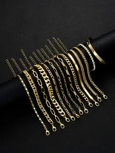 Women's Synthetic Zirconia Bracelet Set, Elegant Daily Wear Jewelry Gift for Women, Perfect for Party & Travel Accessories