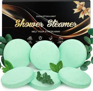 Stocking Stuffers for Adults Men Women: Eucalyptus Shower Steamers Aromatherapy, 6 Packs Christmas Gifts Gifts for Men Women, Self Care Relaxation Shower Tablets Birthday Gifts