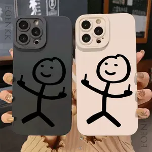 Cute Cartoon Matchman Phone Case For Samsung Galaxy Note 10 20 Lite Ultra S25 S24 S23 S22 S21 S20 Ultra Plus FE 5G Soft Cover