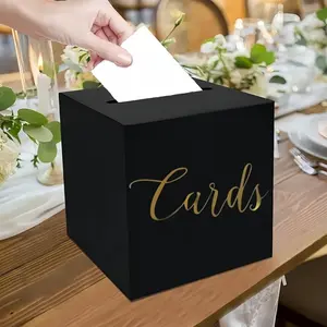 51-Piece Floral Memory Card Box Set, High-Quality Paper Storage Organizer for Weddings Birthdays Anniversaries, Elegant Party Decorations