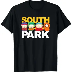 South Park Gang Behind Logo T-Shirt