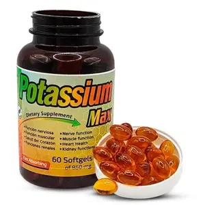 Potassium Max Suplemento Dietetico 60 Softgels – Potassium Max Suplemento dietético – 60 softgels 850mg