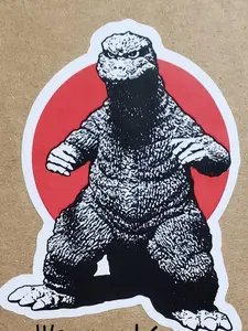 Godzilla Vinyl Sticker, Welder, Welding, tradesman, Hard Hat Stickers, Blue Collar Decal, Foreman Sticker