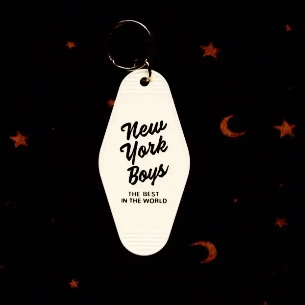 New York Boys Keychain Fabric