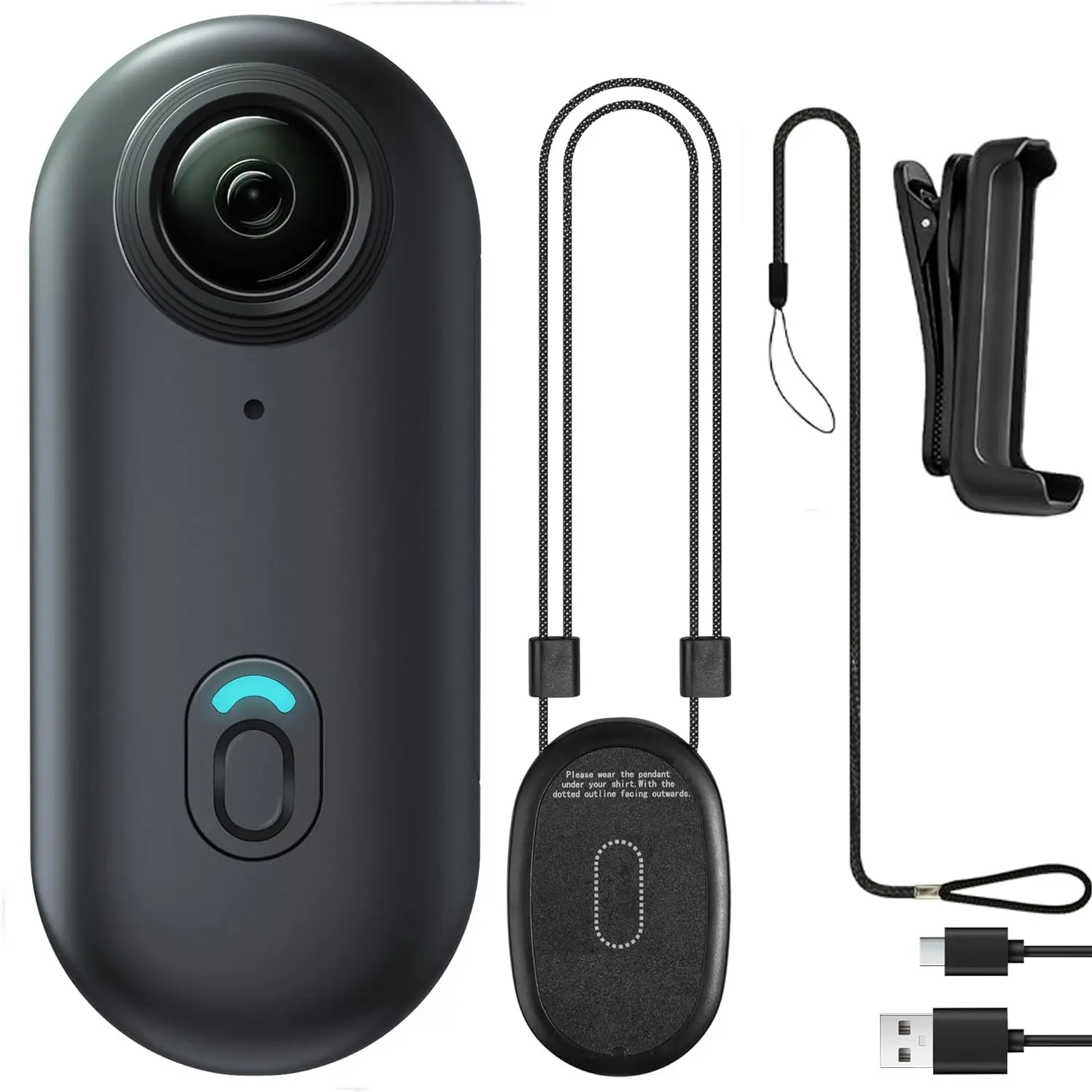 Black Action Camera*1