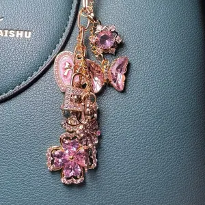 Pink Sparkle Bag Chain