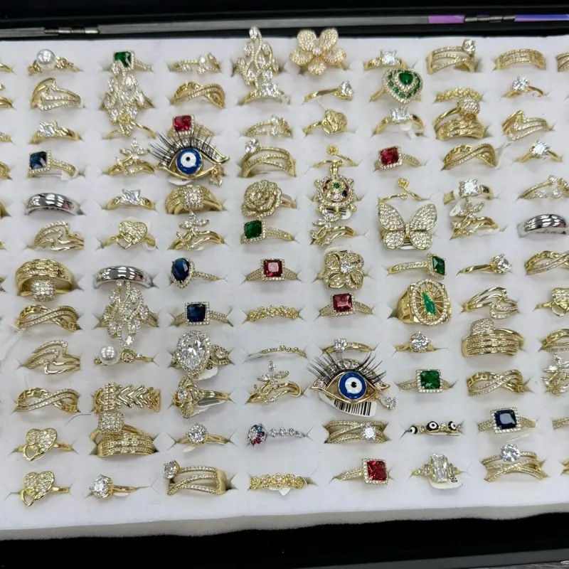 120 anillos con display