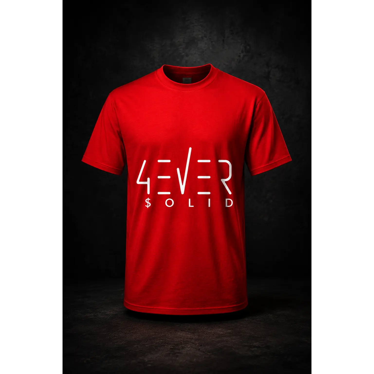 43VER $0LID Short Sleeve T-Shirt (RED)