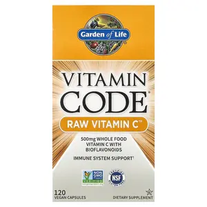 Garden of Life Vitamin Code®, RAW Vitamin C™, 120 Vegan Capsules