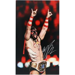 Finn Balor WWE Autographed 9" x 14" WrestleMania 35 Celebration Photograph - Fanatics Authentic Certified