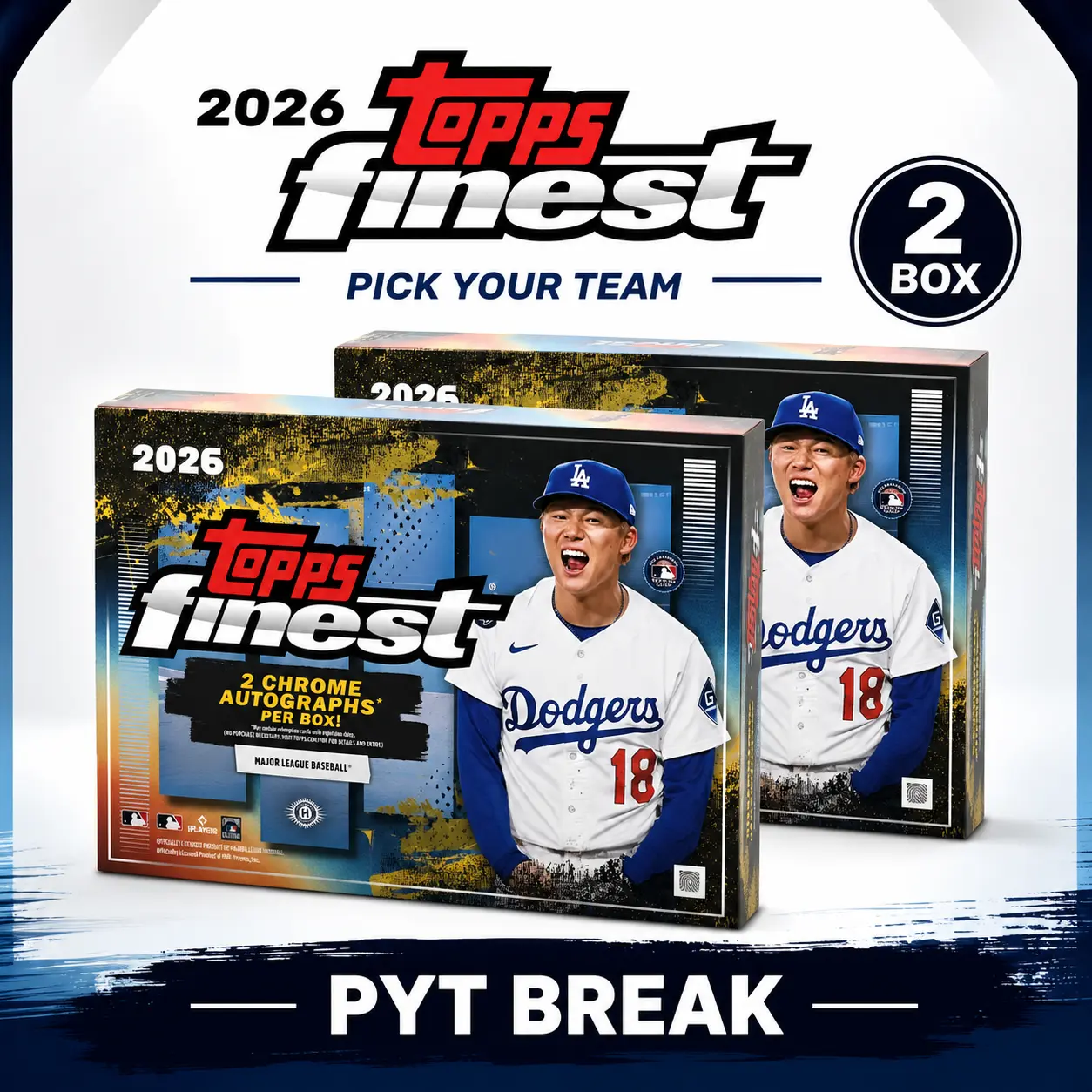 MLBB78 PYT 2026 Topps Finest Break (2x Hobby Boxes)