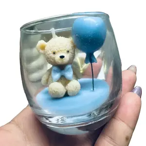 Baby Shower Candle Souvenir - Decorative Candle with Unique Design - Ideal for Baby Shower Decor and Ornaments Decoration