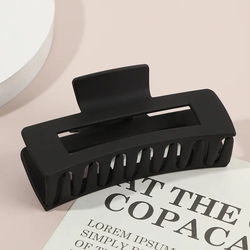 Large square bath tray hairpin high ponytail hair clip on the back of the head keel shark clip simple and versatile Large square bath tray hairpin high ponytail hair clip on the back of the head keel shark clip simple and versatile