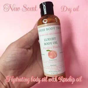Luxury, Hydrating, Moisturizing, Anti-aging body oil Jojoba Pumpkin Rosehip Oils 4 oz Alcohol Free for All Skin Types