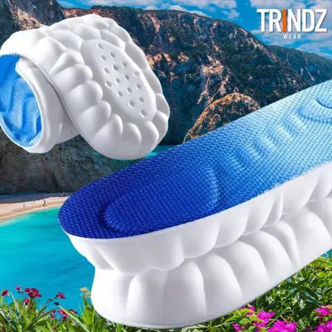NEW 6D Shoe Insoles Comfortable Foam, Active Footwear Insoles For Men and Women, Super Soft Soles!