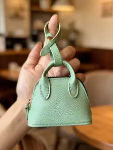New Arrival Versatile Style Shell Pendant Keychain, Pure Color Handbag Charm, Minimalist Wallet Accessory, Small Bag Decoration