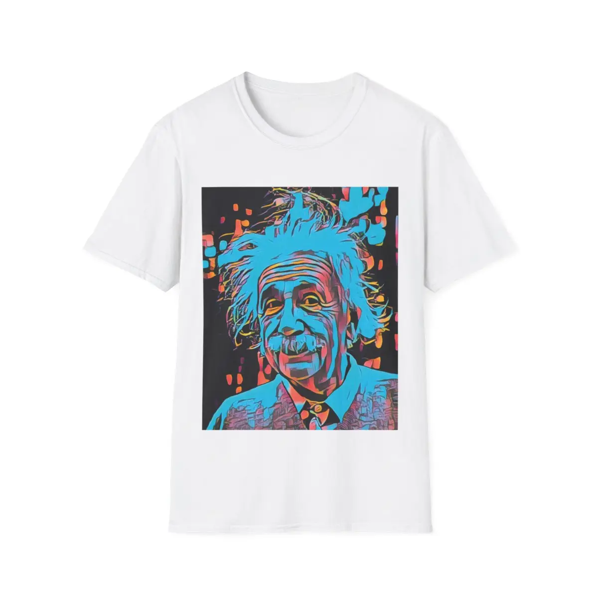 Albert Einstein Painting Tee | Icon Art | Einstein Shirt