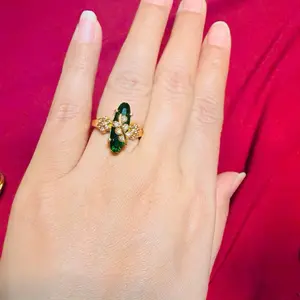 Gold Tone Adjustable Ring for Women with Elegant Design and Comfortable Fit