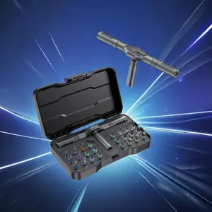 Precision Strong Magnetic Screwdriver Set 24/40/66/100, Multi-Size Bits Available, Advanced T-Shaped Ratchet Handle, Home Repair Tool Kit