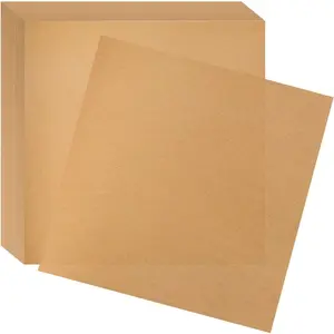 100pcs 8x8 inch Precut Unbleached Brown Non-Stick Square Parchment Paper Sheets Baking Liners for Oven Bread Cake Pan Air Fryer Hamburger Patty