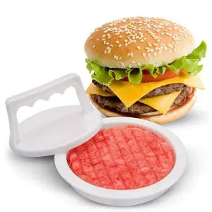 1pc Hamburger Press Stuffed Burger Press Plastic Meat Grill Party BBQ Burger Maker