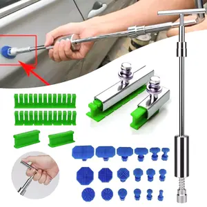 Car Body Slide Hammer Paintless Dent Repair Tools Puller Lifter Hail Removal Kit