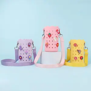 Bottle Sleeve with Adjustable Straps Light Weight Customizable Charms for Unique Designs Free Your Hand Drinkware Lightweight
