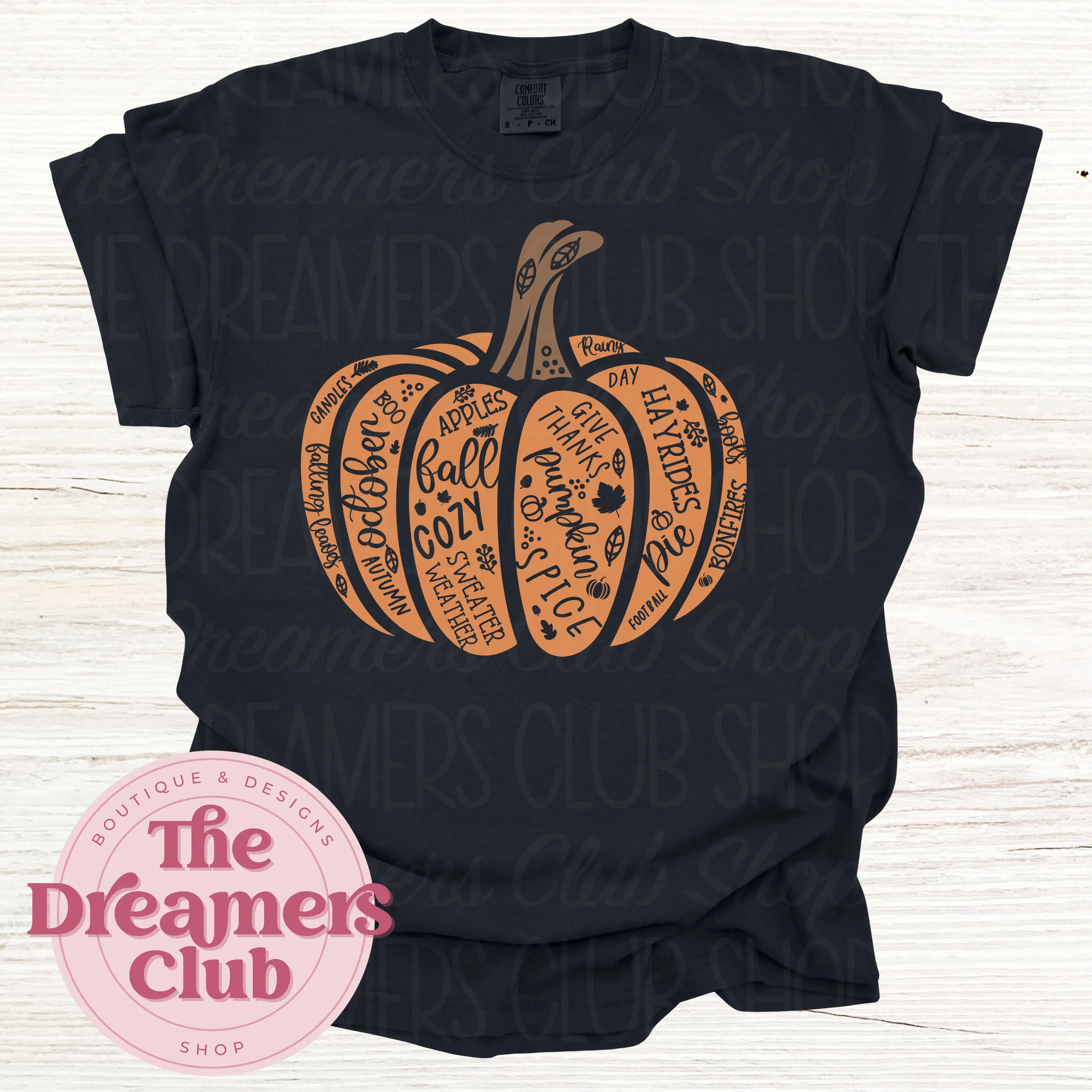 Fall Goodies Pumpkin T-Shirt | Cute holiday Comfort Color Tee