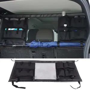 For Land Rover Defender 110 2020-2023 Car Modeling Trunk Safety Isolation Protective Netting Pet Fence Netting Car Accessories