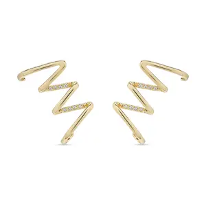 Catch Me in the Zig-Zag Ear Climbers