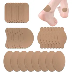 Moleskin Adhesive Pads for Feet，32 Pieces Blister Bandages for Feet，Moleskin Padding for Blisters, Shoes, Toes, Heel,Blister Prevention Tape Patch for Walking.