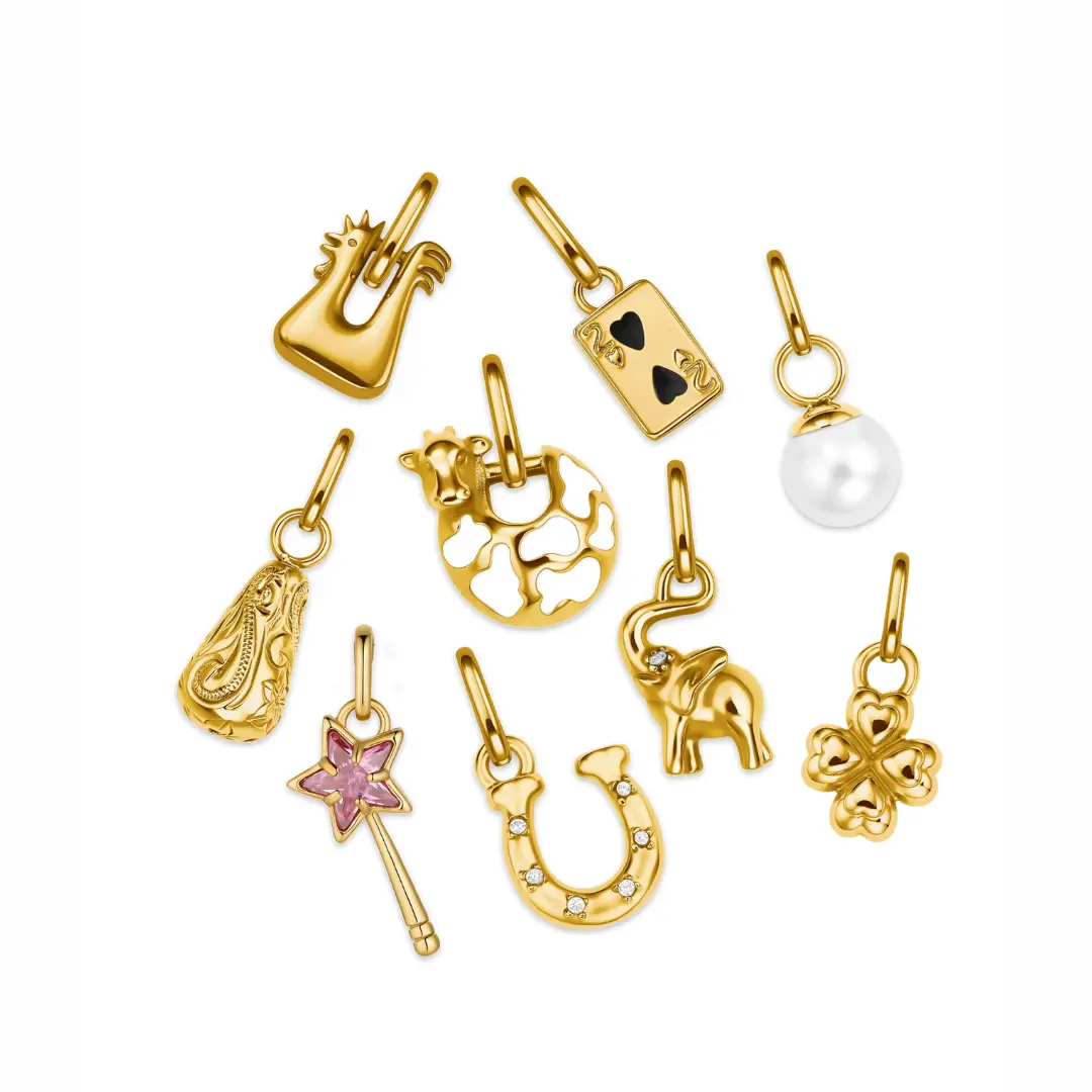 Hey Harper - Lucky Charms, 14K Gold PVD Plated Durable Non-Tarnish Jewelry Gifts for Women