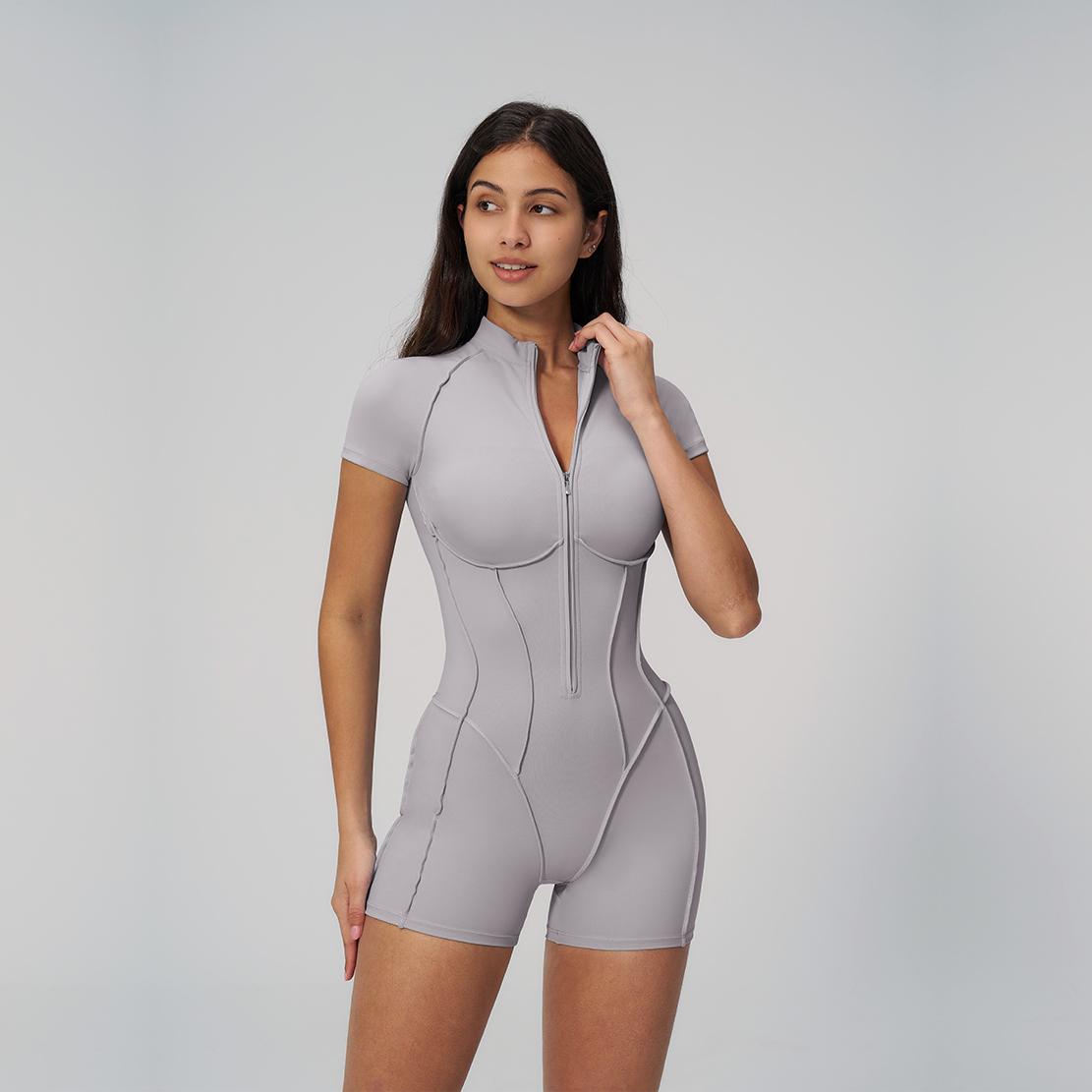 Mother's Day Gifts, Women's One Piece Zip-Up Bodysuit Jumpsuits Short Bodycon Bodysuit Workout Summer Outfits Gym Yoga Rompers Mother's Day Gifts, Women's One Piece Zip-Up Bodysuit Jumpsuits Short Bodycon Bodysuit Workout Summer Outfits Gym Yoga Rompers