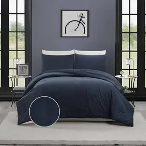 Teen Full/Queen Corduroy Comforter Set Blue - Makers Collective Teen Full/Queen Corduroy Comforter Set Blue - Makers Collective