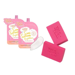 You Glow Babe Daily Skin Care Bundle – Sea Buckthorn Sunscreen SPF 50 PA+++ & Soap (2 Bars)