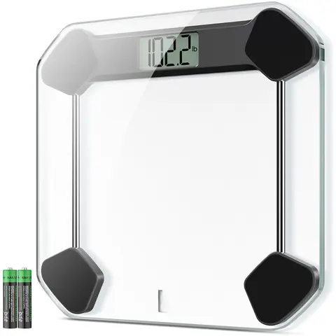 Digital Body Weight Scale 400lbs Capacity with Large LCD Display, Battery Included, High Accurate Weight Measurement in 0.1 lb Increments Healthcare