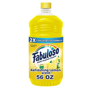 Fabuloso Multi-Purpose Cleaner, 2X Concentrated Formula, Refreshing Lemon Scent, 56 oz